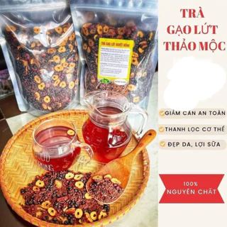 Trà gạo lứt, táo đỏ thảo mộc thanh nhiệt