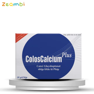 Canxi Zeambi ColosCalcium Plus hữu cơ cho bé dạng bột (Hộp 20 gói)