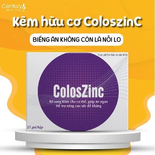 Kẽm zeambi Coloszinc hữu cơ giúp bé ăn ngon (Hộp 25 gói)