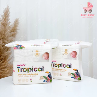 KHĂN VẢI KHÔ ĐA NĂNG CAO CẤP MAMAMY TROPICAL