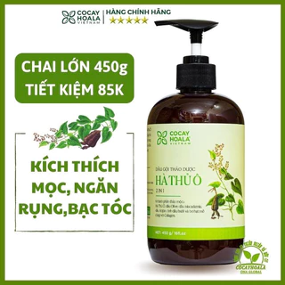 [450ml] Dầu Gội Hà Thủ Ô Cỏ Cây Hoa Lá chính hãng