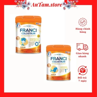 Sữa Franci Colostrum số 0+, số 1+ lon 800g ( sỉ ib)