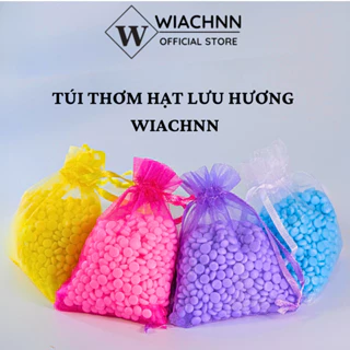 Túi thơm hạt lưu hương để tủ quần áo WIACHNN treo xe ô tô, thơm phòng 4 mùi hương tự nhiên