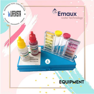 Bộ Test Thử Nước Hồ Bơi CE029 Thương Hiệu Emaux, test pH và Clo, hộp thử nước bể bơi, bộ test ph clo,test nước hồ bơi