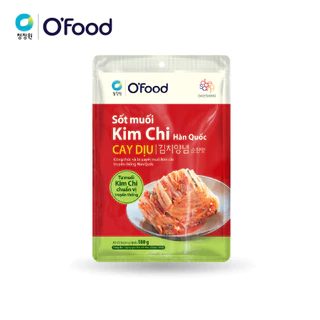 Sốt muối kim chi cay dịu O'food gói 180g, chuẩn vị Hàn Quốc