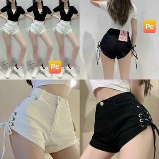 Quần shorts kaki xỏ dây ngắn siêu tôn dáng🍒