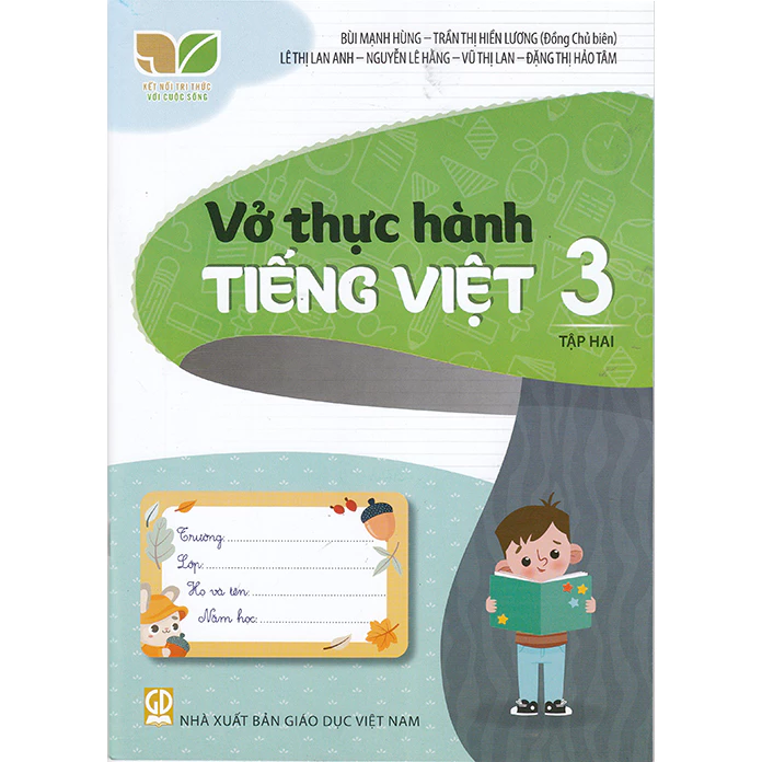 Sách - Vở thực hành Tiếng Việt 3 tập 2 (Kết nối tri thức với cuộc sống)