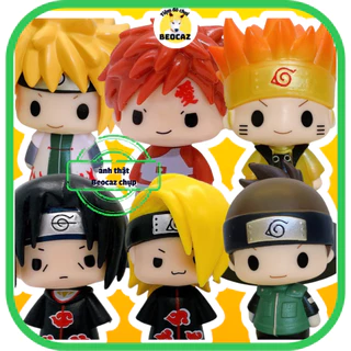 Mô hình Naruto Deidara Itachi Sasuke Gaara Sasori chibi dễ thương Akatsuki tiệm đồ chơi Beocaz cute trang trí trưng bày