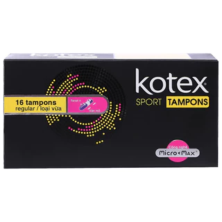 Băng vệ sinh tampons 16 miếng KOTEX hàng nhập