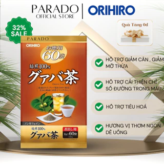 Trà Ổi Giảm Cân Orihiro Guava Tea Giúp Thanh Nhiệt Cơ Thể,Mát Gan Nhật Bản 60 Gói/Túi