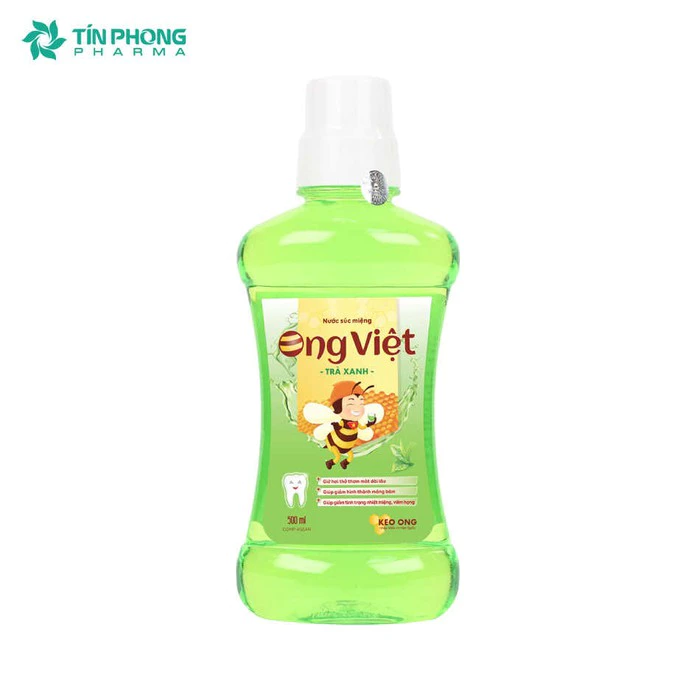 ONG VIỆT TRÀ XANH - Nước xúc miệng 500ml