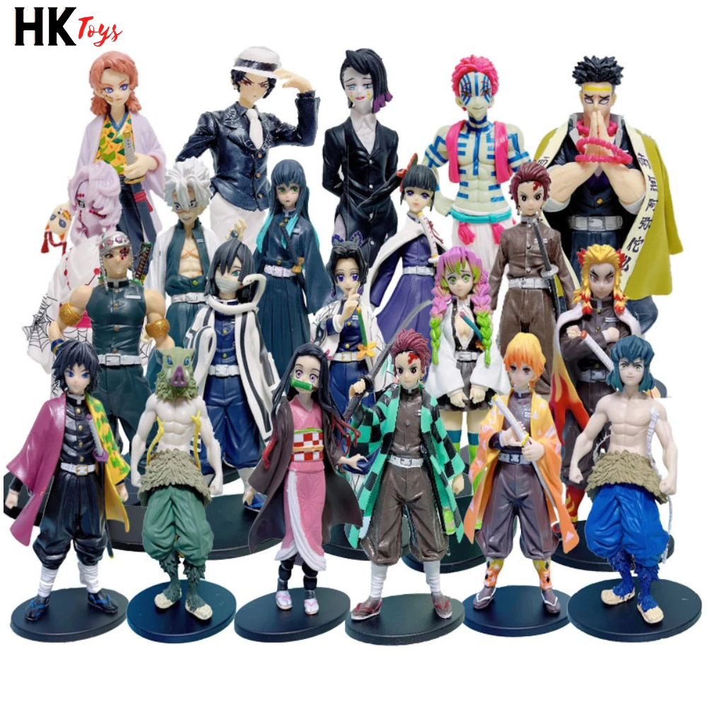 Mô hình Kimetsu no Yaiba bộ nhân vật - Figure Kimetsu No Yaiba - Box màu