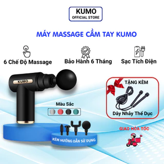 Máy Massage Đấm Lưng KUMO Mát Xa Cổ Vai Gáy 4 Đầu 6 Chế Độ Cao Cấp