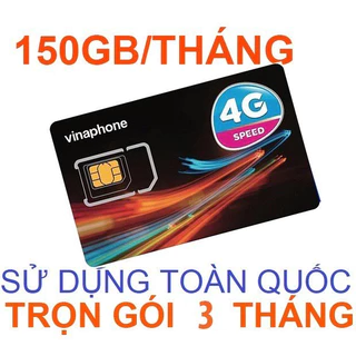 Sim 4G Vinaphone BIG50Y 5GB/Ngày - Tỷ GB Xem Youtube Tik Tok Zalo Miễn Phí 3 Tháng Gia Hạn Tháng Thứ 4 50K/Tháng