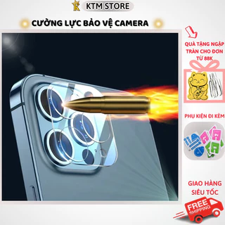 Cường lực dán bảo vệ camera iphone KTMStore ,11 promax , 12, 13, 14 pro max, mặt kính cường lực