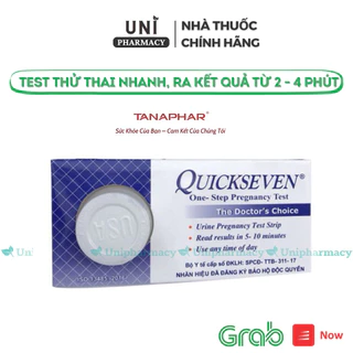 Que Thử thai phát hiện thai sớm Quickseven test Thử Thai Nhanh Hàng Chính Hãng Tanaphar Giá Tốt Nhất