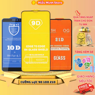 Cường lực cho ip 9D,10D, 21D full màn,kính siêu mỏng ,ip6splus/7plus/8plus/xs max/11 pro/11promax/12 promax/13Promax