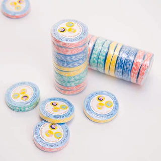 Khăn Lau Viên Nén Du Lịch Size 25x20 cm Nhỏ Gọn, Siêu Tiện Lợi Làm Từ Cotton, Sử Dụng Nhiều Lần 88375