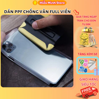 Dán Mặt Sau PPF chống vân tay dành cho ip 12, 12 promax ,bảo vệ toàn bộ mặt lưng và viền