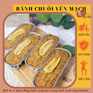 [MÓN MỚI] BÁNH CHUỐI YẾN MẠCH EAT CLEAN