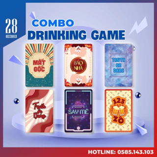 Bộ Bài Drinking Game - Truth or Dare - Thách hay Thật - Nói Hay Làm Tổng Hợp Nhiều Loại Bài Drinking Game