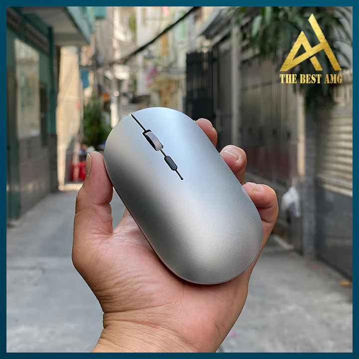 Chuột Không Dây Bluetooth Chuột Máy Tính Wireless X2 Pin Sạc Tặng Lót Chuột  - Chuột Vi Tính Laptop Thiết Kế Siêu Mỏng