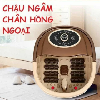 CHẬU NGÂM CHÂN MASSAGE ĐÈN HỒNG NGOẠI LÀM ẤM NƯỚC CÓ SỤC MASSAGE CHÂN