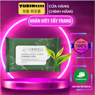 Khăn Ướt Tẩy Trang LouvCell Original Natural Calming Cleansing Tissue 10 Tờ