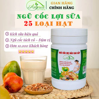 Bột ngũ cốc lợi sữa giảm cân ANNUT 500g Ngũ cốc bà bầu cho giúp kích sữa tốt sữa hỗ trợ giảm cân