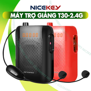 Máy Trợ Giảng Không Dây APORO T30 UHF - Có Bluetooth, Công suất 20w, BẢO HÀNH 12 THÁNG