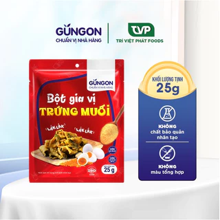 Bột gia vị trứng muối lắc GUNGON dùng rắc trực tiếp khoai tây, bắp rang 25g