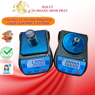 Cân tiểu ly để bàn 500g/0.01g phòng thí nghiệm_SF400D kèm pin