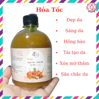 Cốt nghệ gấc hạ thổ da mặt cho mẹ sau sinh - chai 500ml