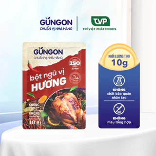 Bột ngũ vị hương GUNGON gia vị tẩm ướp thịt hoàn chỉnh xào chiên nướng 10g