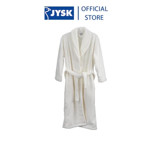 Áo choàng tắm | JYSK Nitta | microfiber | trắng | S/M