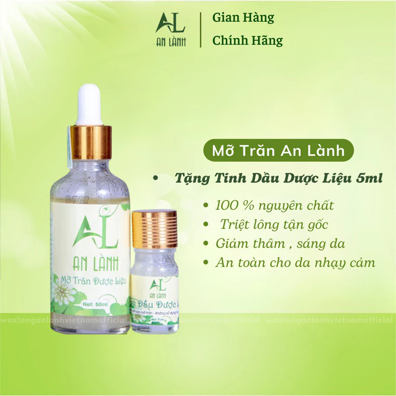 MỠ TRĂN DƯỢC LIỆU AN LÀNH 50ML [ TẶNG TINH DẦU DƯỢC LIỆU ]