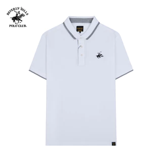 Beverly Hills Polo Club - Áo polo Ngắn tay Nam Regular Fit WT WHITE- BHPC PMRSS23TL038