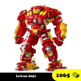 Lắp ráp xếp hình robot hulkbuster 2051 1065 mảnh