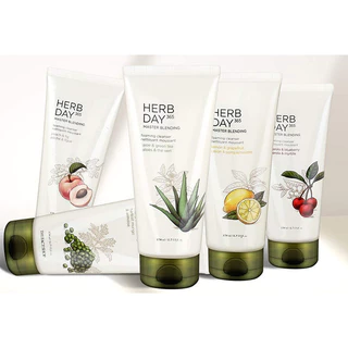 Sữa rửa mặt The Face Shop Herb Day/ Herbday 365 Chanh/Đào/Cherry/Nha đam/Đậu xanh