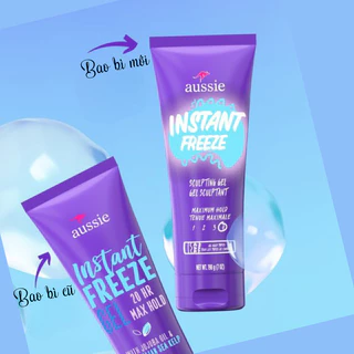 Gel vuốt tóc Aussie Instant Freeze giữ nếp tối đa - Made in USA