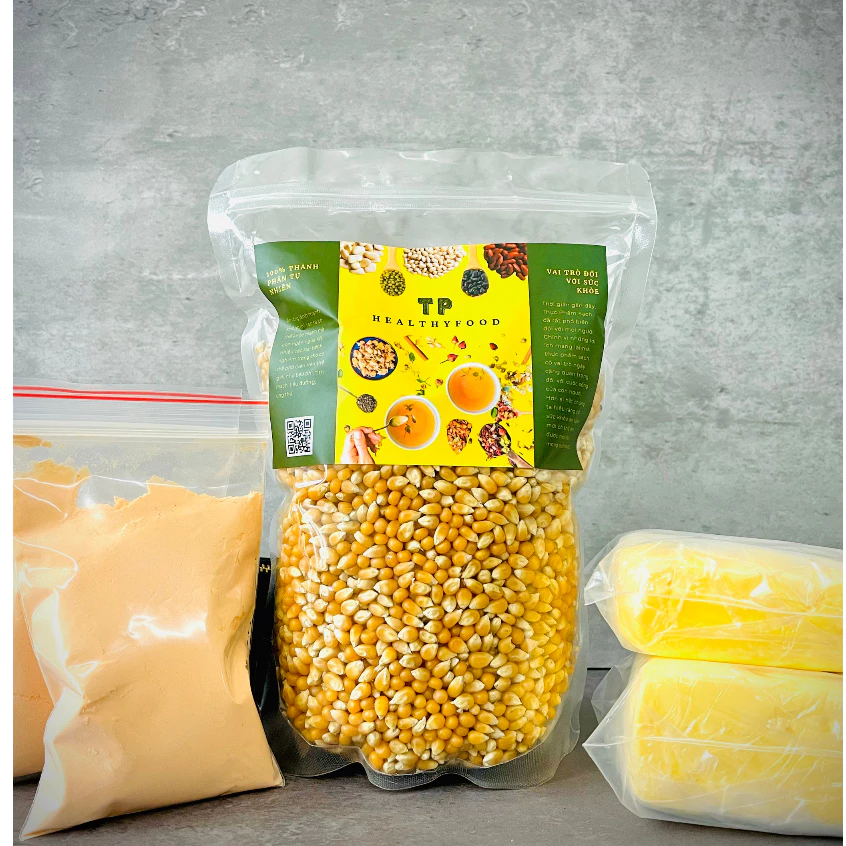 Set nguyên liệu Bắp rang bơ phô mai - nguyên liệu bắp nổ rang bơ phô mai, BẮP BƯỚM VÀ BẮP NẤM