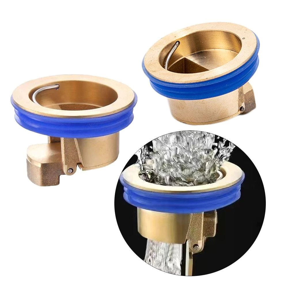 Nắp Đậy Cống Thoát Nước, Van Lọc Thoát Nước Một Chiều Chống Côn Trùng Chống Mùi Hôi - Tặng kèm Vòng Đệm