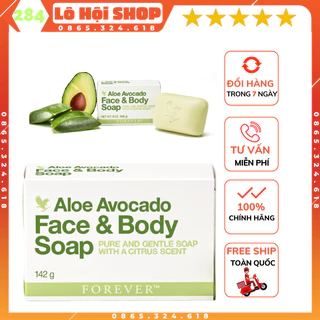 [Giá rẻ] Xà phòng tắm chăm sóc cơ thể Avocado Face & Body Soap | Bơ tắm 284Flp Lô Hội