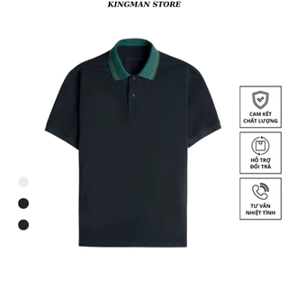 Áo Thun Polo Nam KINGMAN, Áo Polo Nam Cá Sấu Co Dãn Thoáng Mát Thấm Hút Mồ Hôi - KINGMAN STORE