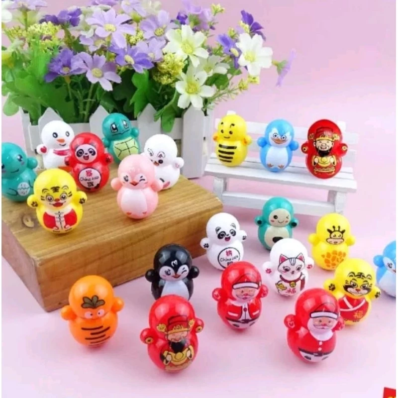 🎁🧸☃️Combo💝 50/30/20/10 lật đật dễ thương cho các bé từ 3 tuổi+🐣🐥🌻