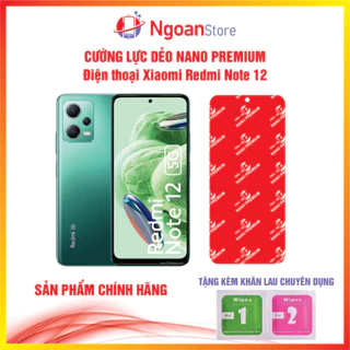 Cường lực dẻo Nano Premium cho điện thoại Xiaomi Redmi Note 12 - Ngoan Store