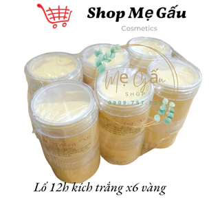 Sỉ lố 12 hộp kem kích trắng X6 vàng