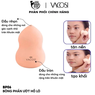 Bông Phấn Ướt Hồ Lô Vacosi Pear Blender Pro Sponge BP06