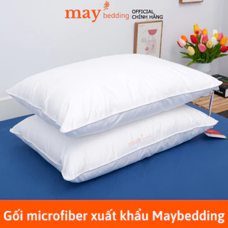 Gối nằm ngủ Microfiber cao cấp Maybedding Elegance - Ruột gối tiêu chuẩn khách sạn 5 sao, homestay, resort