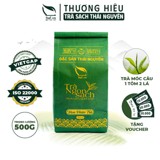 Trà Thái Nguyên VietGAP, Trà Móc Câu Hảo Hạng Vạn Phúc Trà, Chè Sạch Thái Nguyên Thương Hiệu Traf Vina Gói 500G